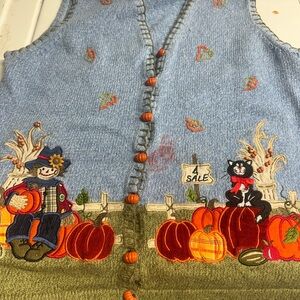 White Stag Blue Knit Sweater